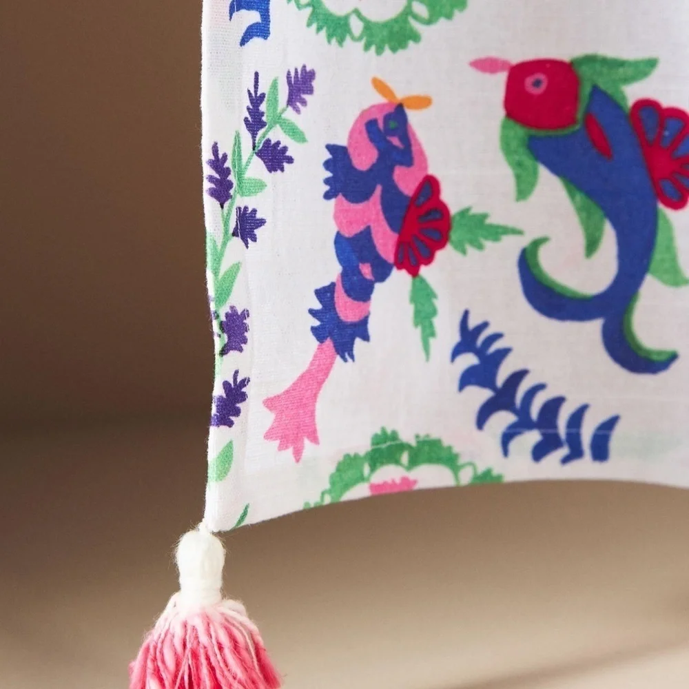 Anthropologie Suzani Fish Dish Towel